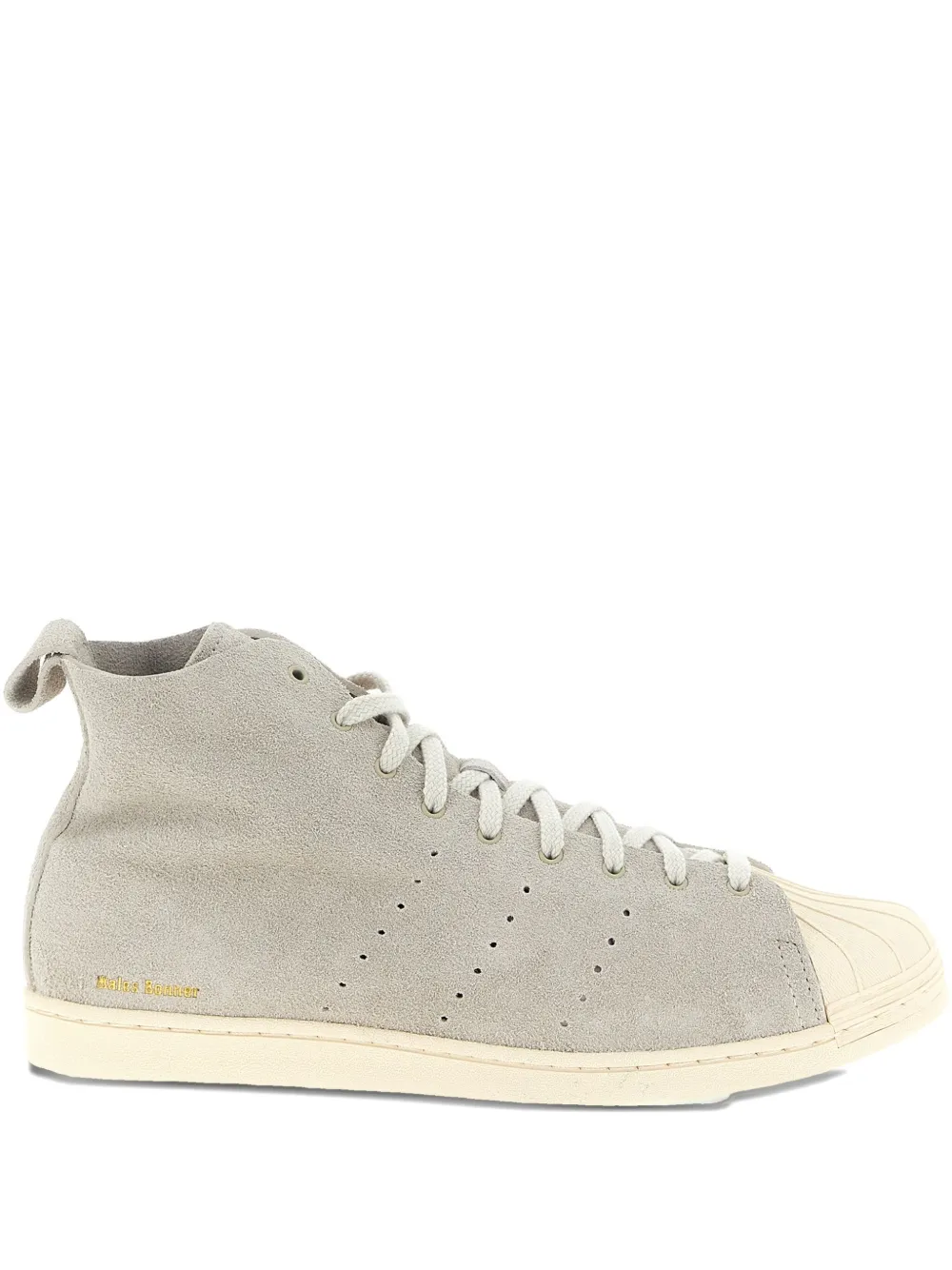 adidas Superstar suede high-top sneakers Grey