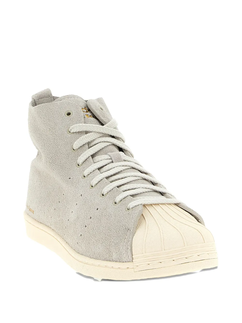 adidas Superstar suede high-top sneakers Grey