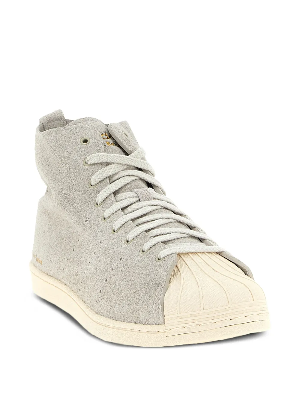 adidas Superstar suede high-top sneakers Grey