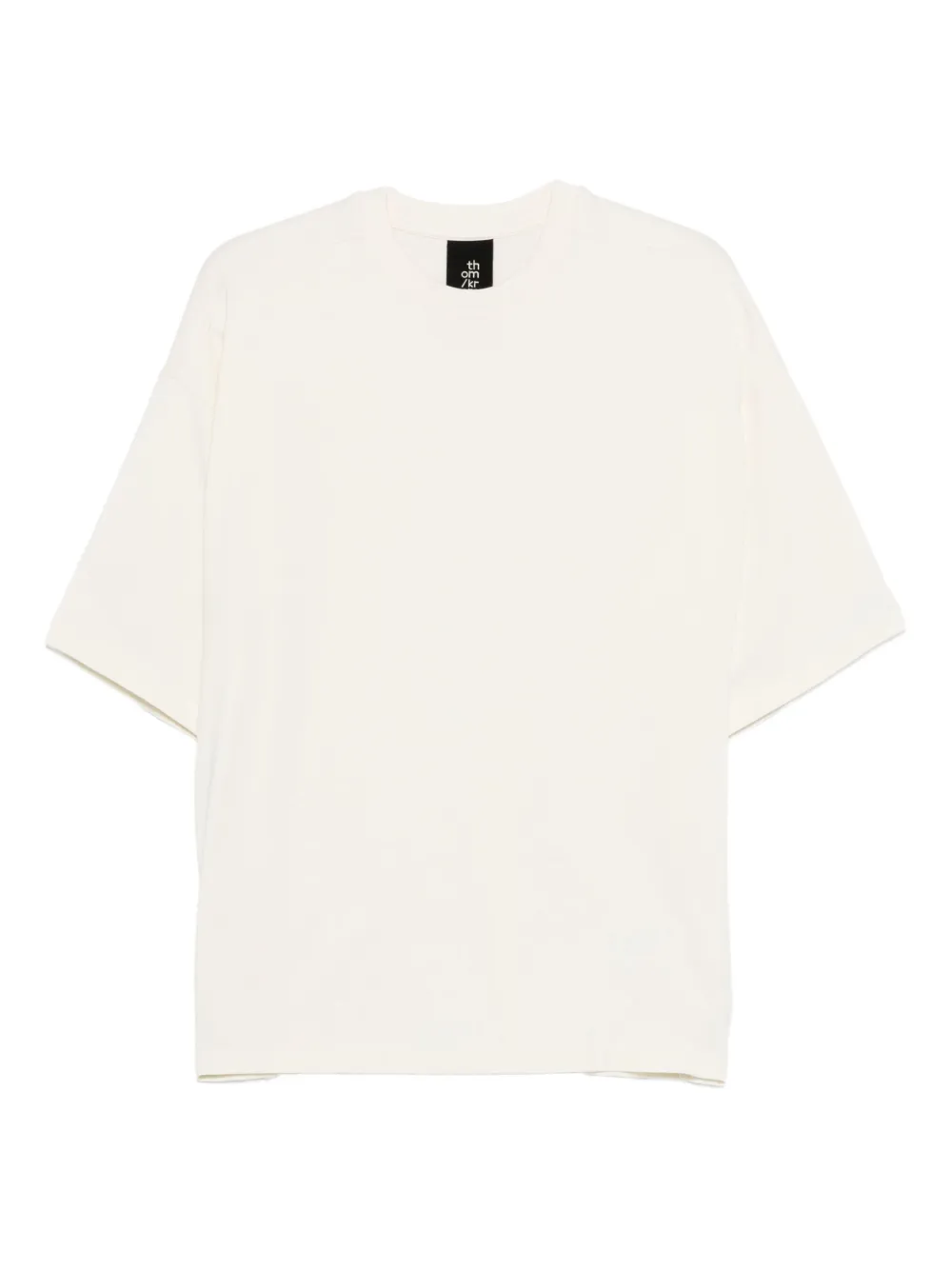 Thom Krom T-shirt met ronde hals Geel