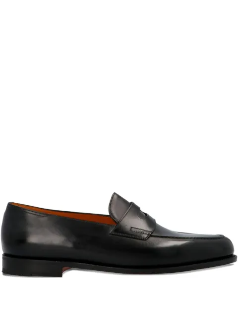 John Lobb Lopez leather penny loafers
