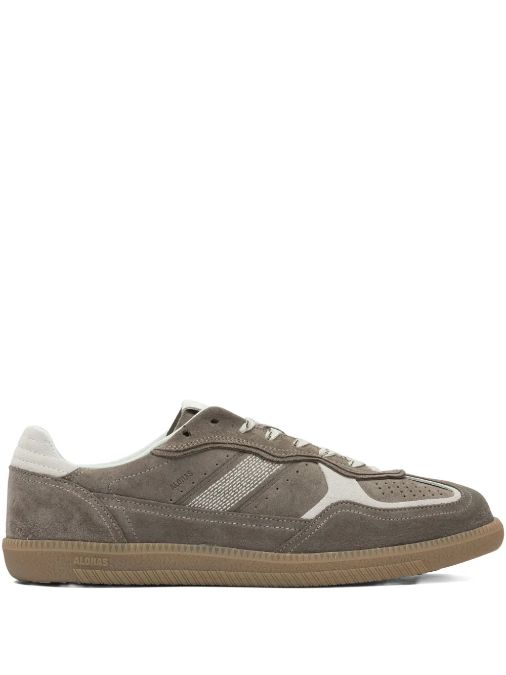 Tb.490 suede-leather panel sneakers