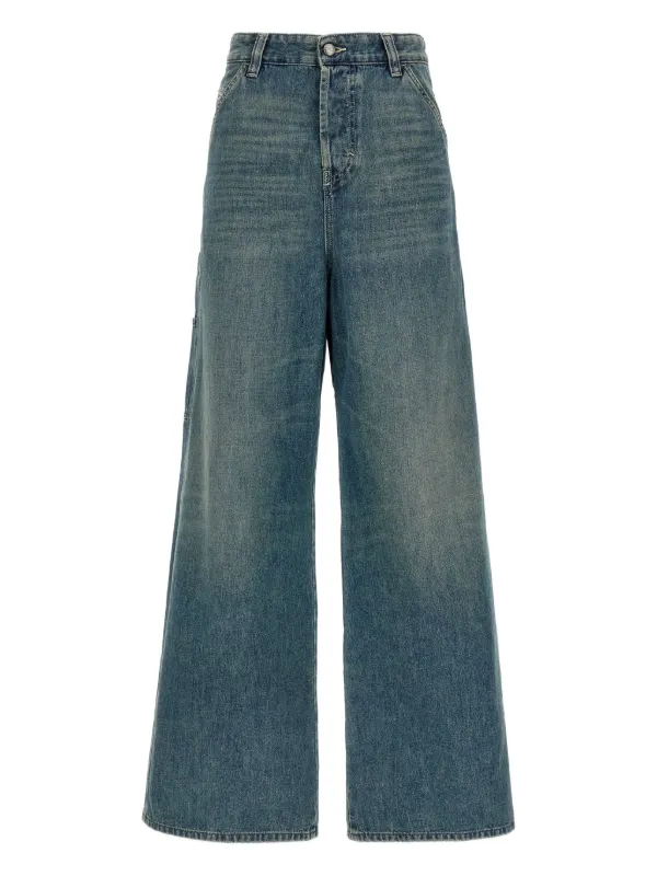 DIESEL ディーゼル D-SIRE DENIM【W28L32】 Diesel Calça Jeans Wide Leg D-Sire-W | Azul | FARFETCH BR