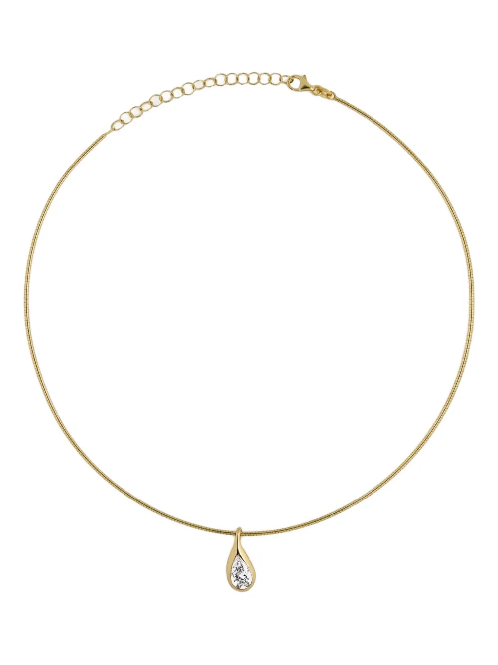 Jewels Aficionado 14K yellow gold Mika diamond pendant necklace - Jewels Aficionado 14K yellow gold Mika diamond pendant necklace -