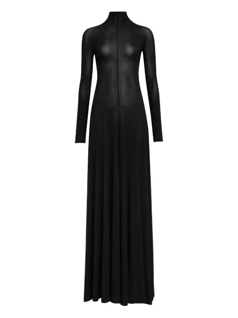 Alaïa high-neck maxi dress