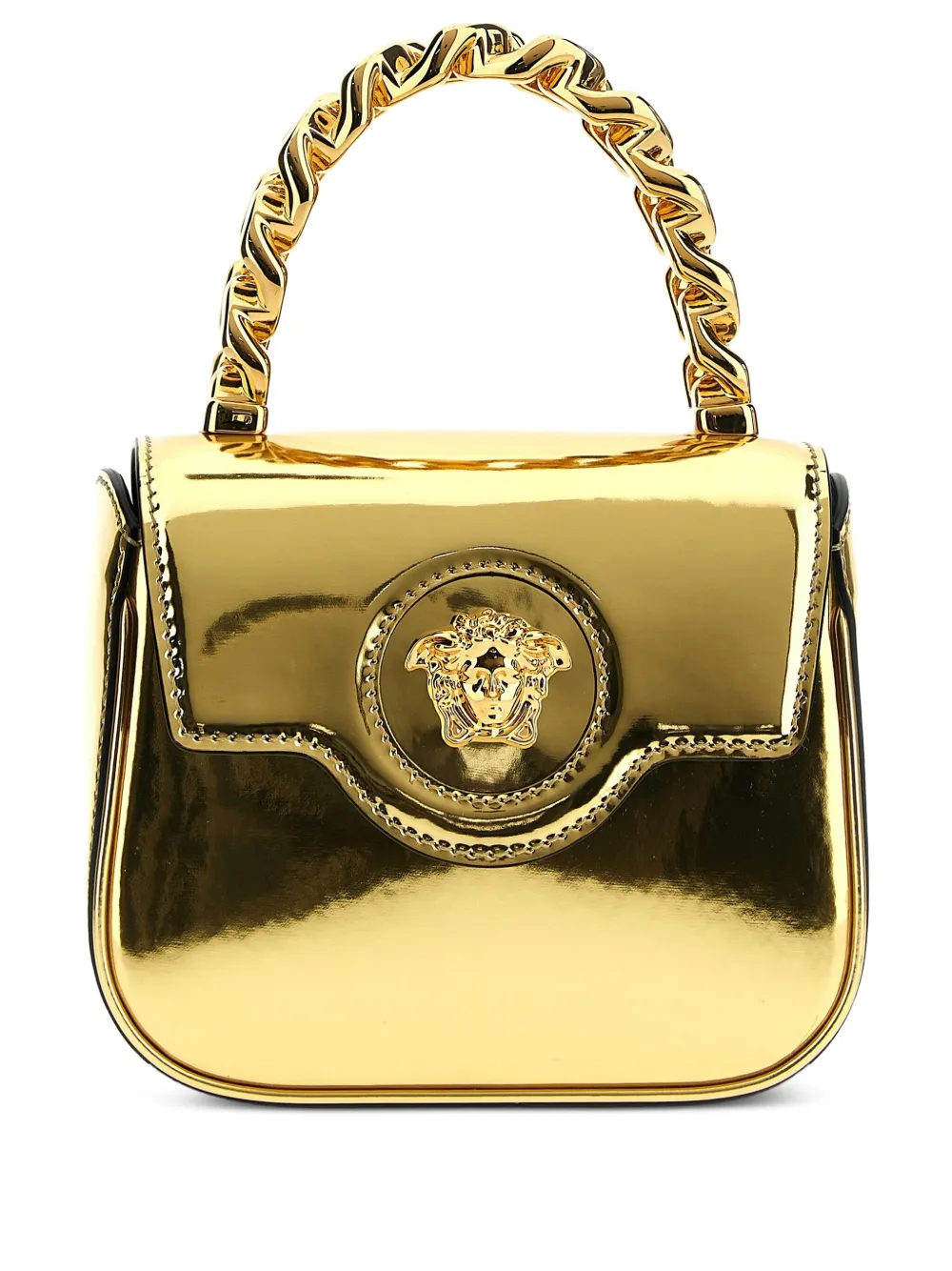Versace La Medusa kleine crossbodytas met kettinghengsel Goud
