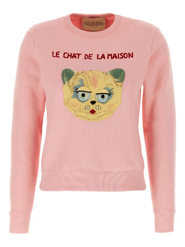 Valentino Garavani キャット スウェットシャツ | ピンク | FARFETCH JP