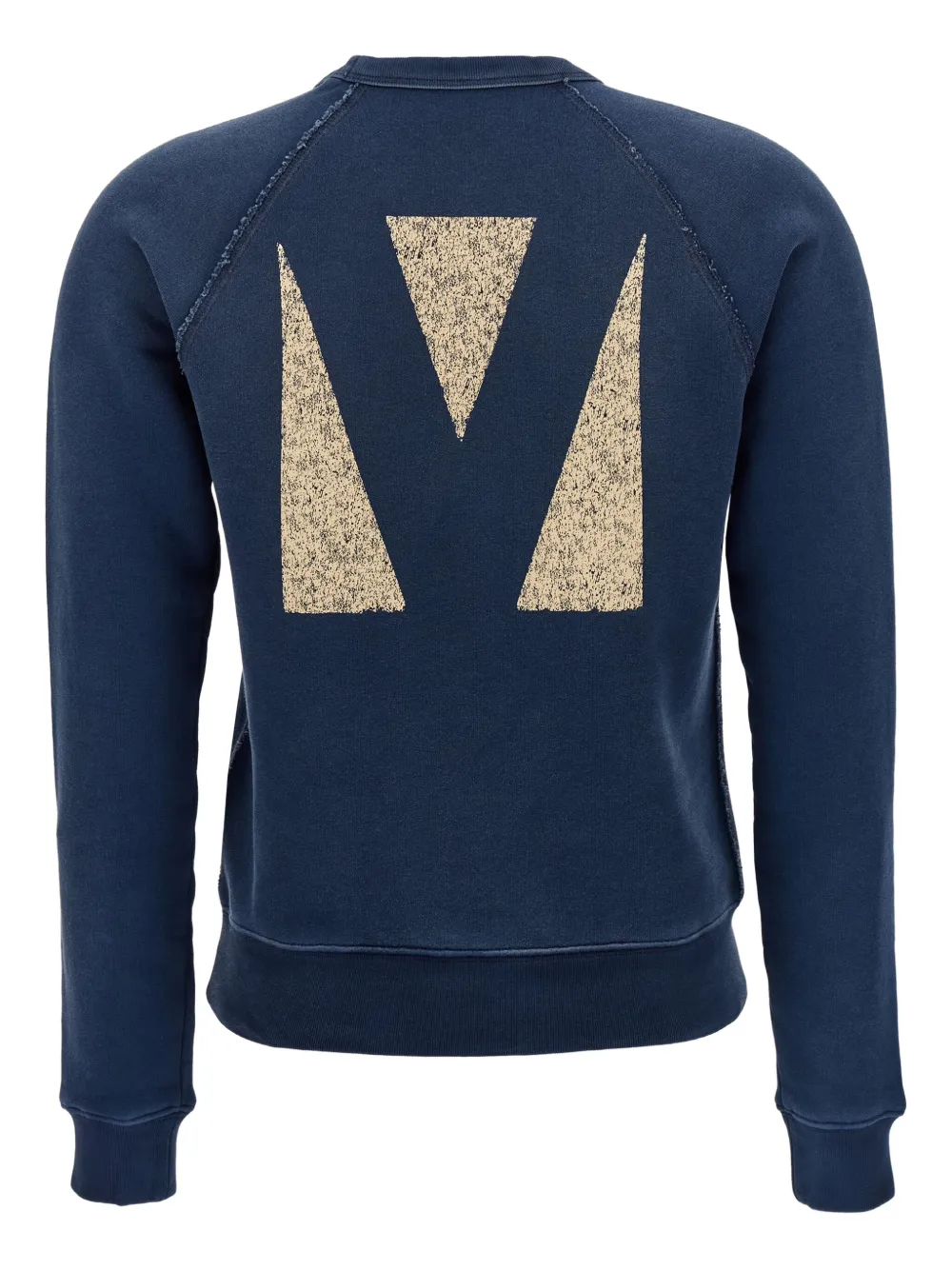 Valentino Garavani Sweater met ronde hals en Panther Lady-print Blauw