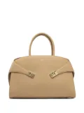 Ferragamo Hug clasp-detail leather tote bag - Neutrals