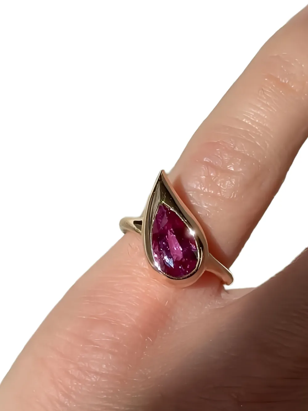 Jewels Aficionado 18K rose gold Mika sapphire ring - ゴールドトーン Jewels Aficionado 18K rose gold Mika sapphire ring - ゴールドトーン