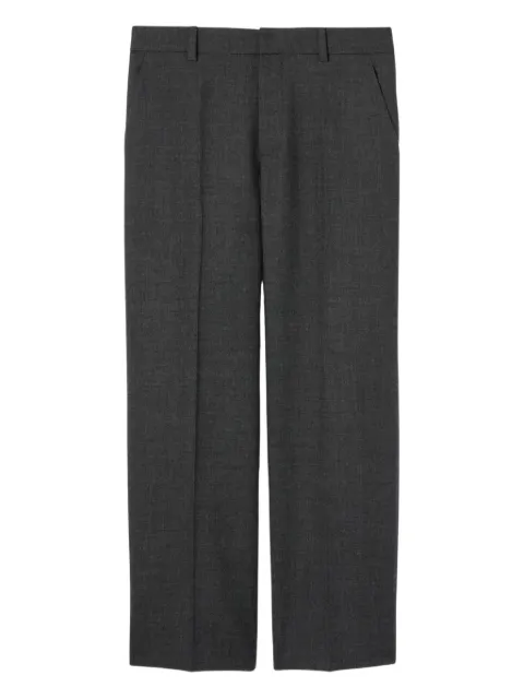Gucci logo-detail wool trousers