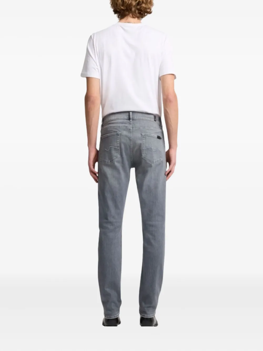 7 For All Mankind Katoenen jeans met vijf zakken - Grijs