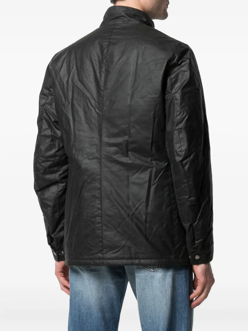 Barbour International Jack met geborduurd logo Groen