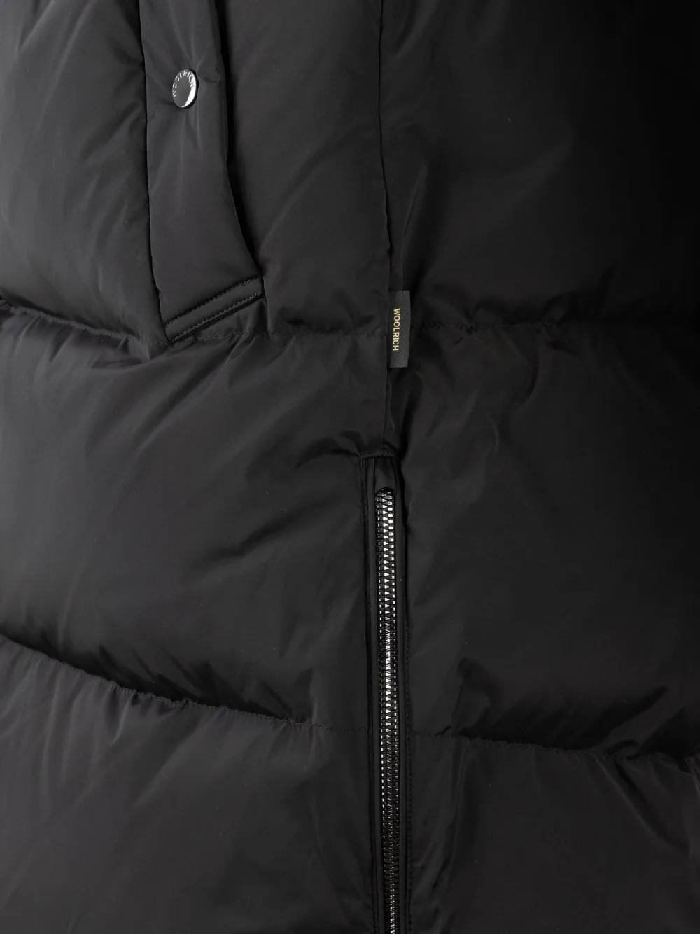 Woolrich hooded puffer jacket Zwart