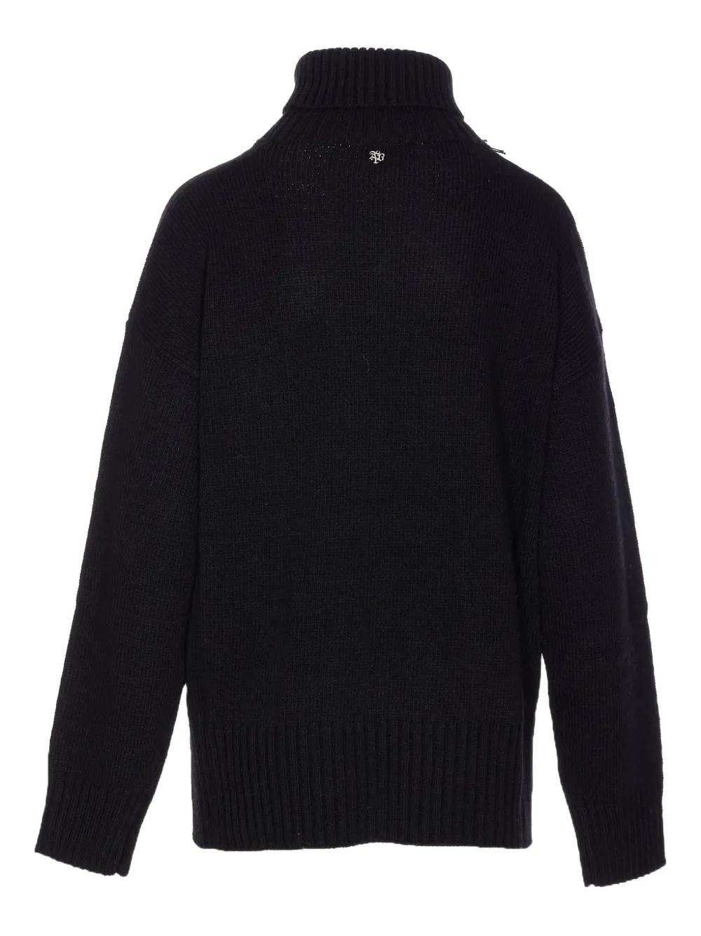 Aniye By Kolor high-neck embroidered sweater Zwart
