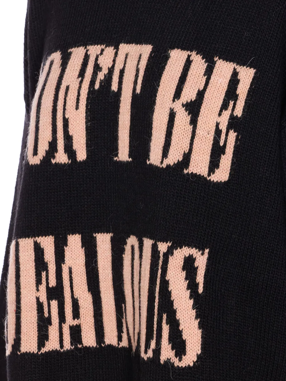 Aniye By Kolor high-neck embroidered sweater Zwart