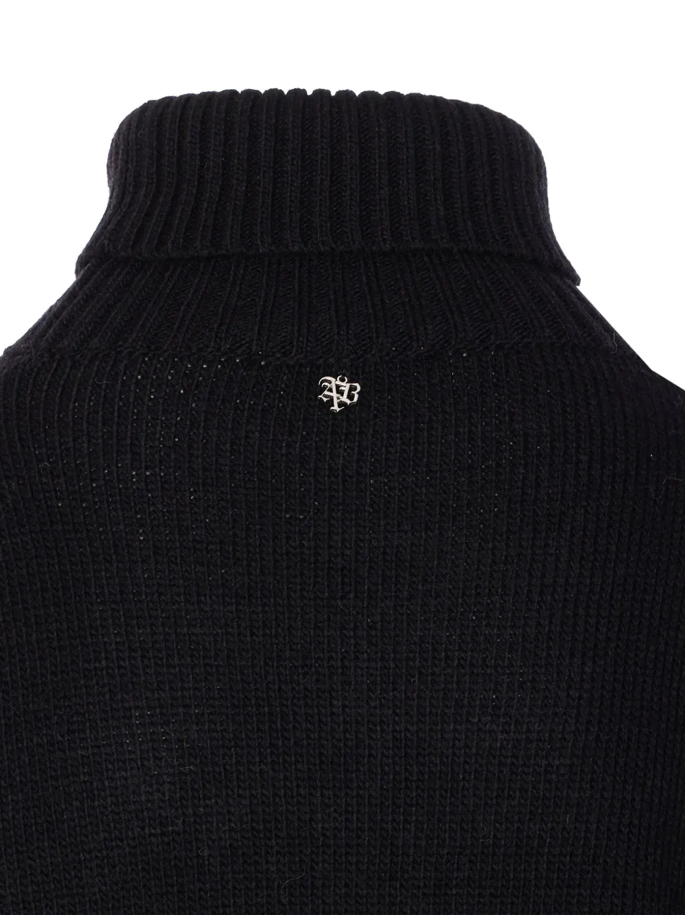 Aniye By Kolor high-neck embroidered sweater Zwart