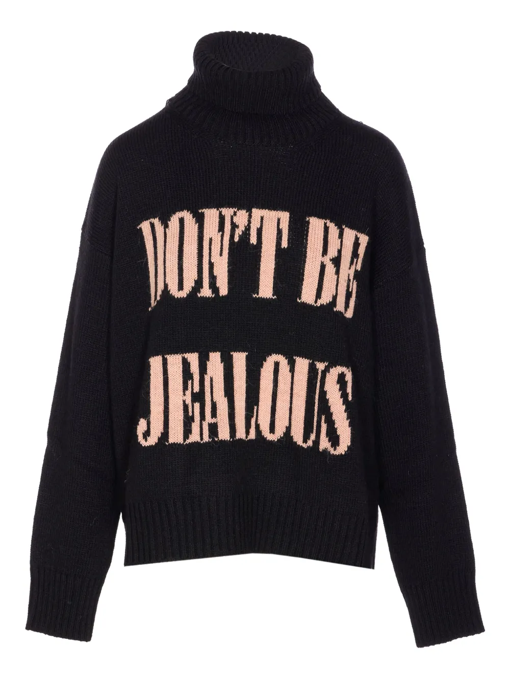 Aniye By Kolor high-neck embroidered sweater Zwart