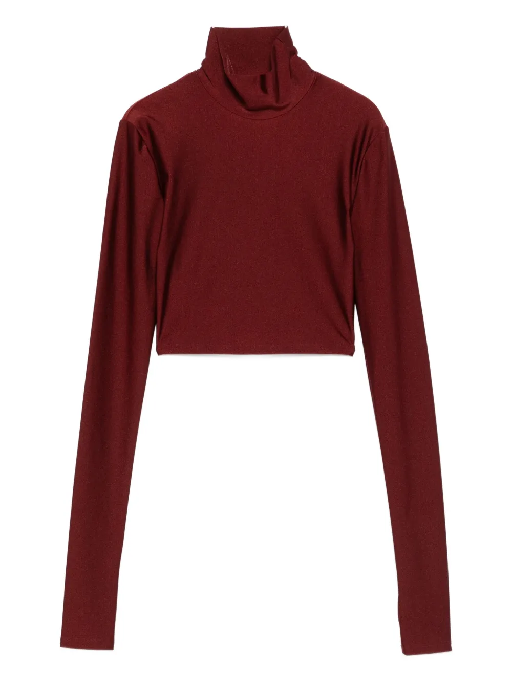 THE ANDAMANE turtleneck long-sleeve top - Rosso