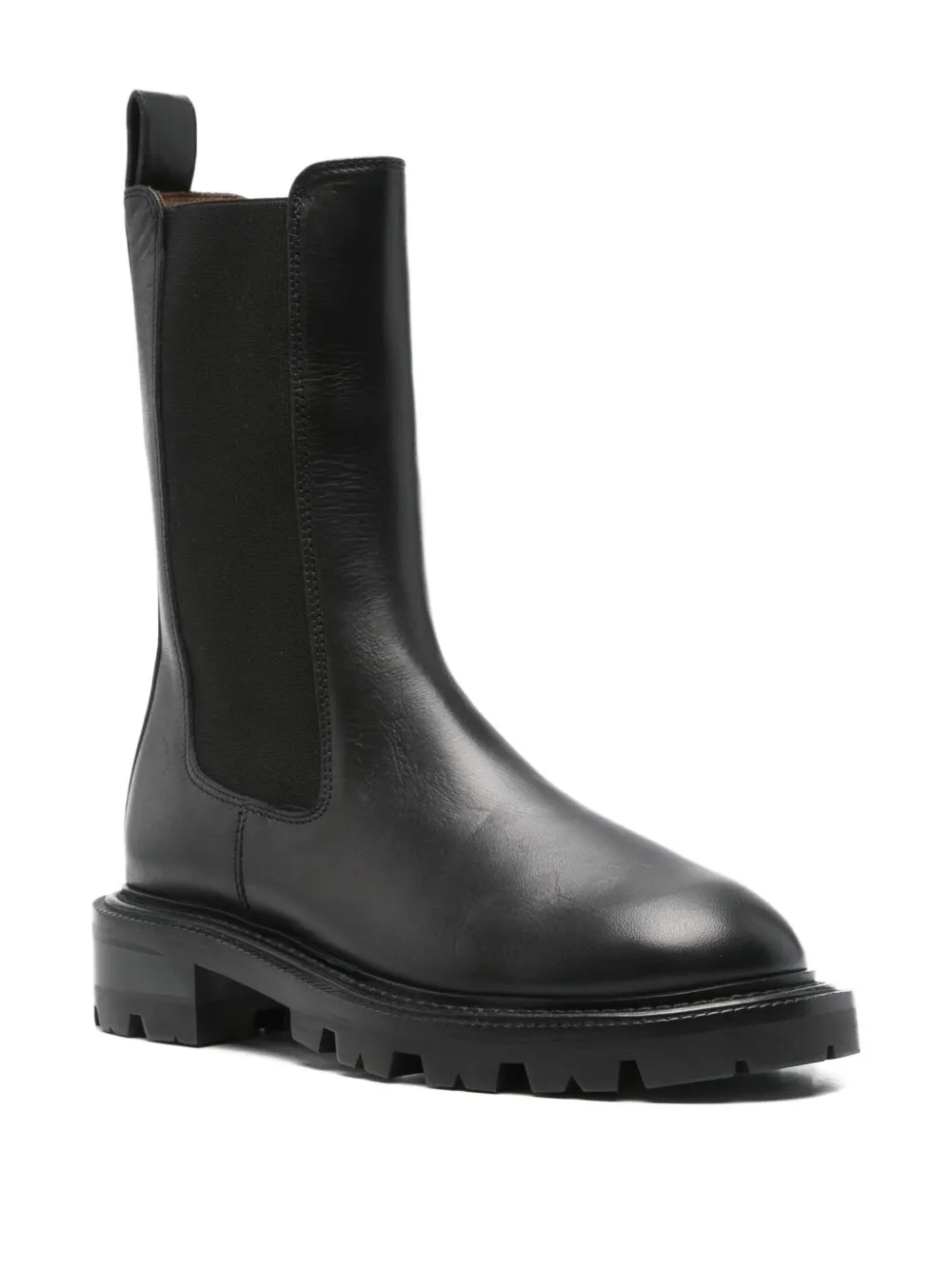 Paris Texas 40mm Elastic-panelled Round -toe Boots In Black