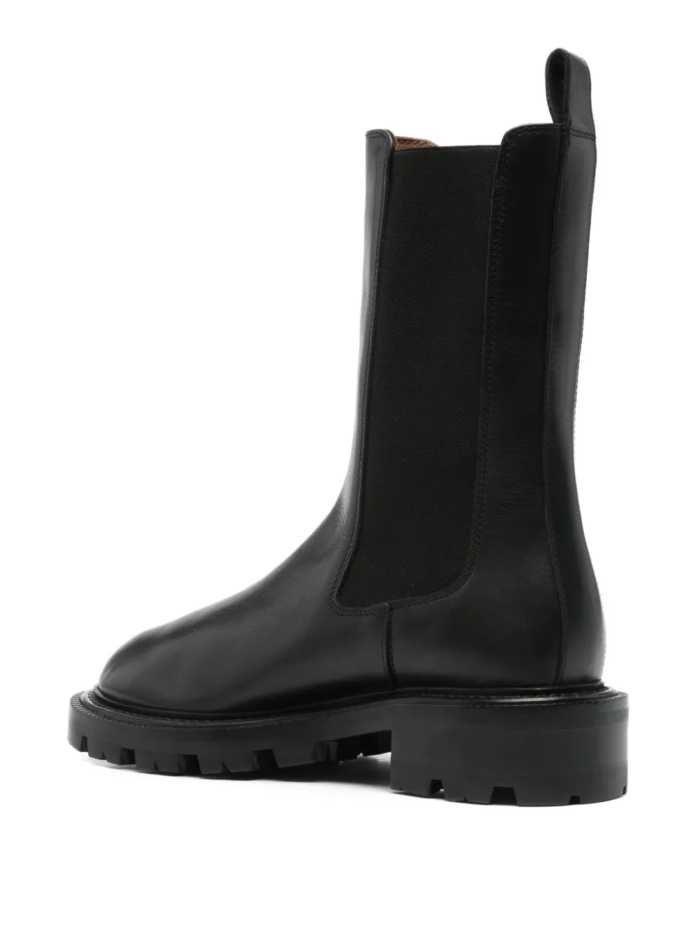 Paris Texas 40mm Elastic-panelled Round -toe Boots In Black