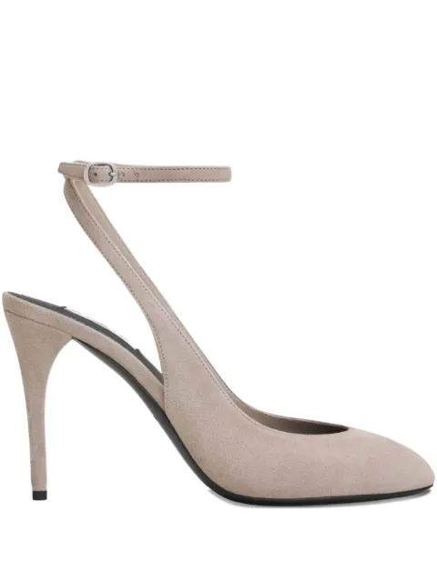 Alaïa zapatillas de gamuza con tacón de 90mm