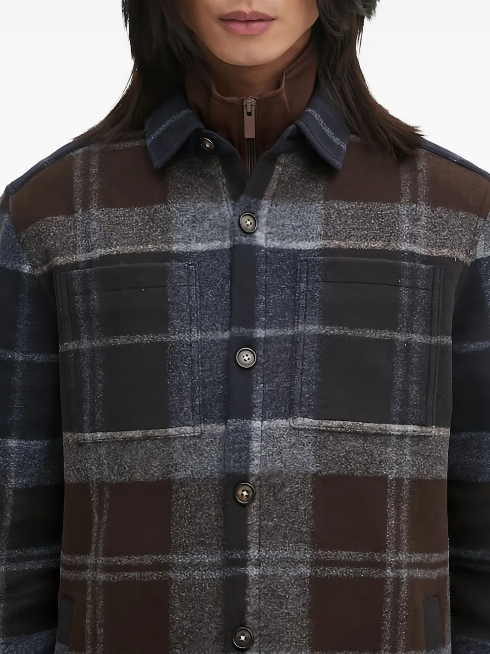 Barbour Checked Button-fastening Shirt In Multi
