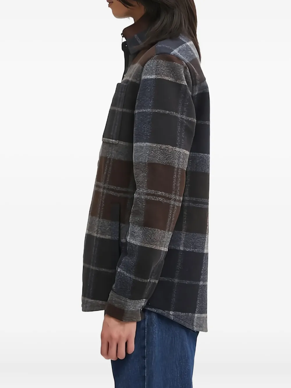Barbour Geruit overhemd met knoopsluiting - Bruin