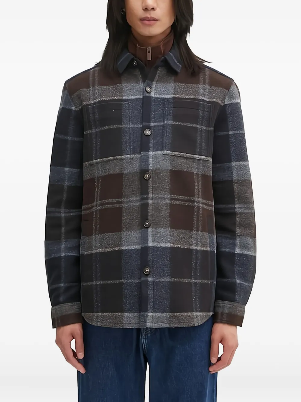 Barbour Checked Button-fastening Shirt In Multi
