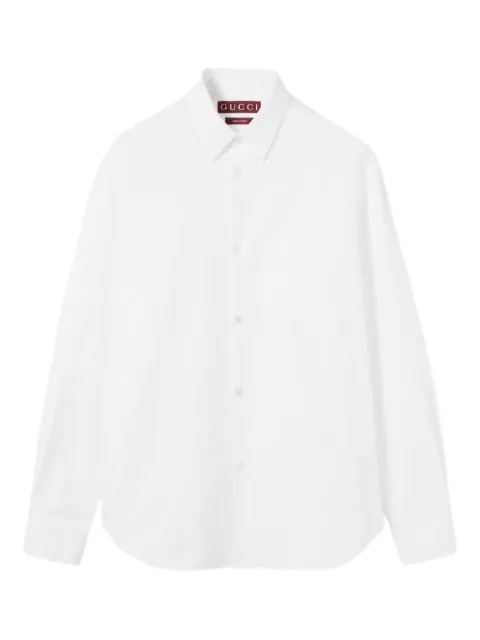 Gucci Web jacquard-detail shirt