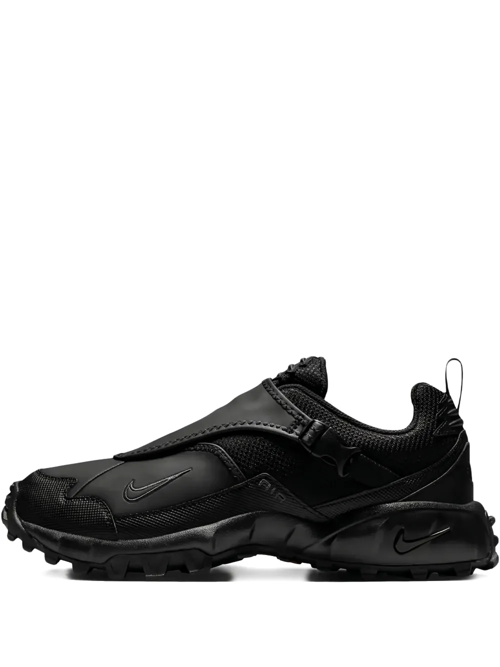 Nike zip-fastening lug-sole sneakers Black