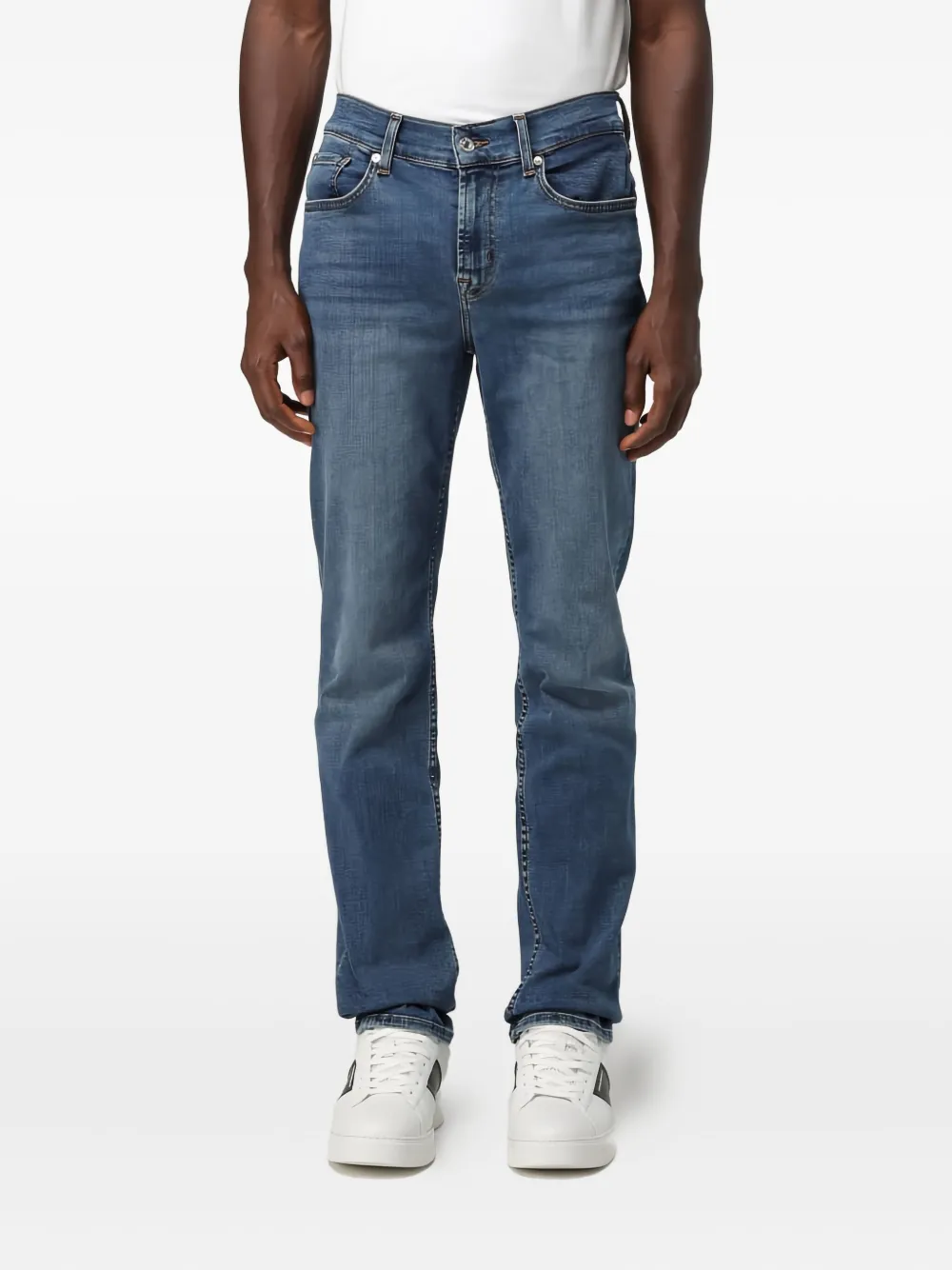 7 For All Mankind stretch-cotton jeans | Blue | Image 1