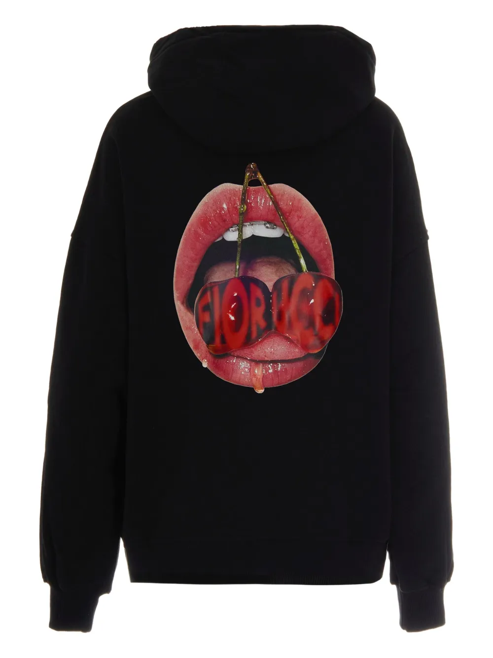 Fiorucci logo hoodie Zwart