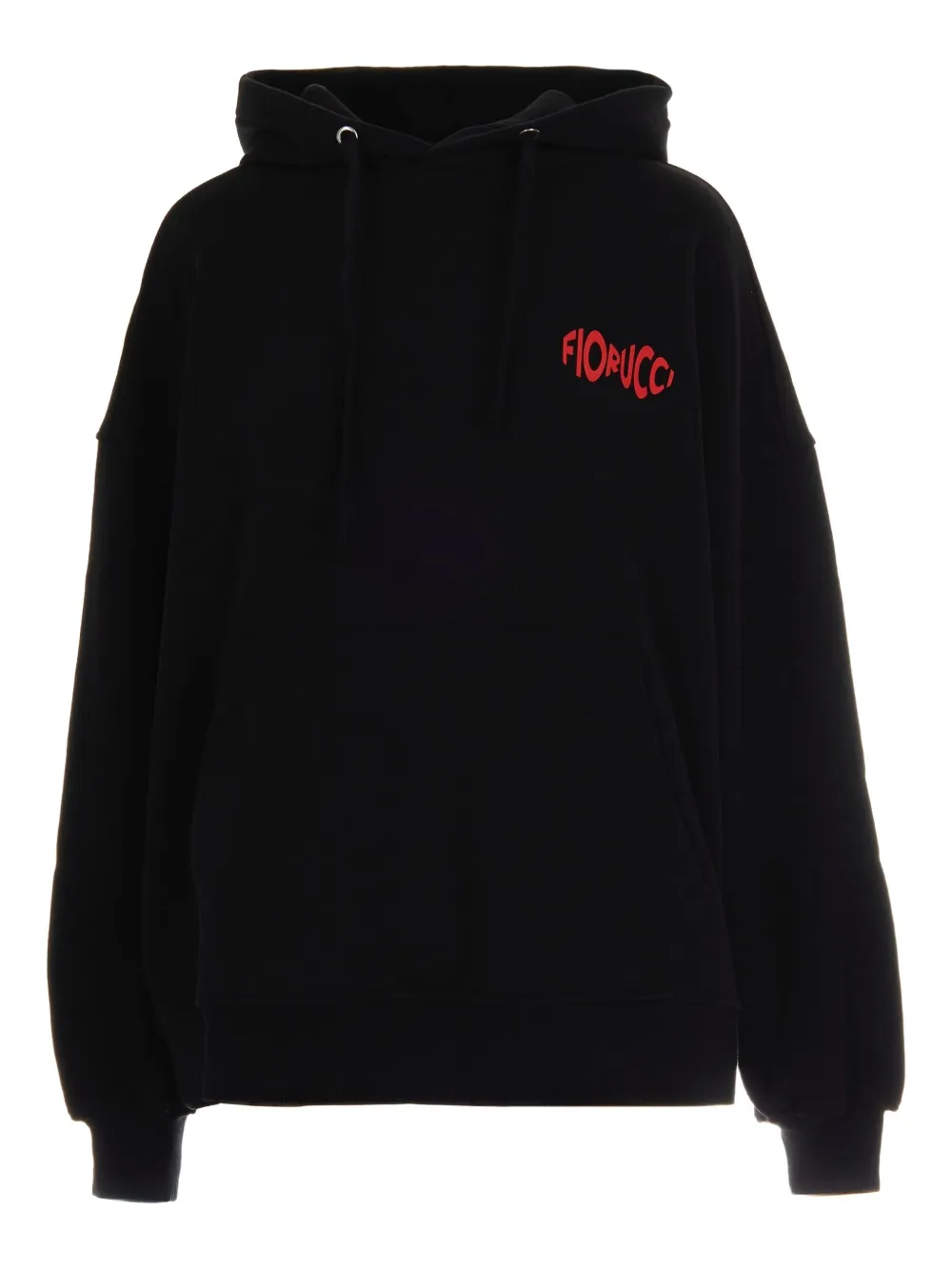 Fiorucci logo hoodie Zwart