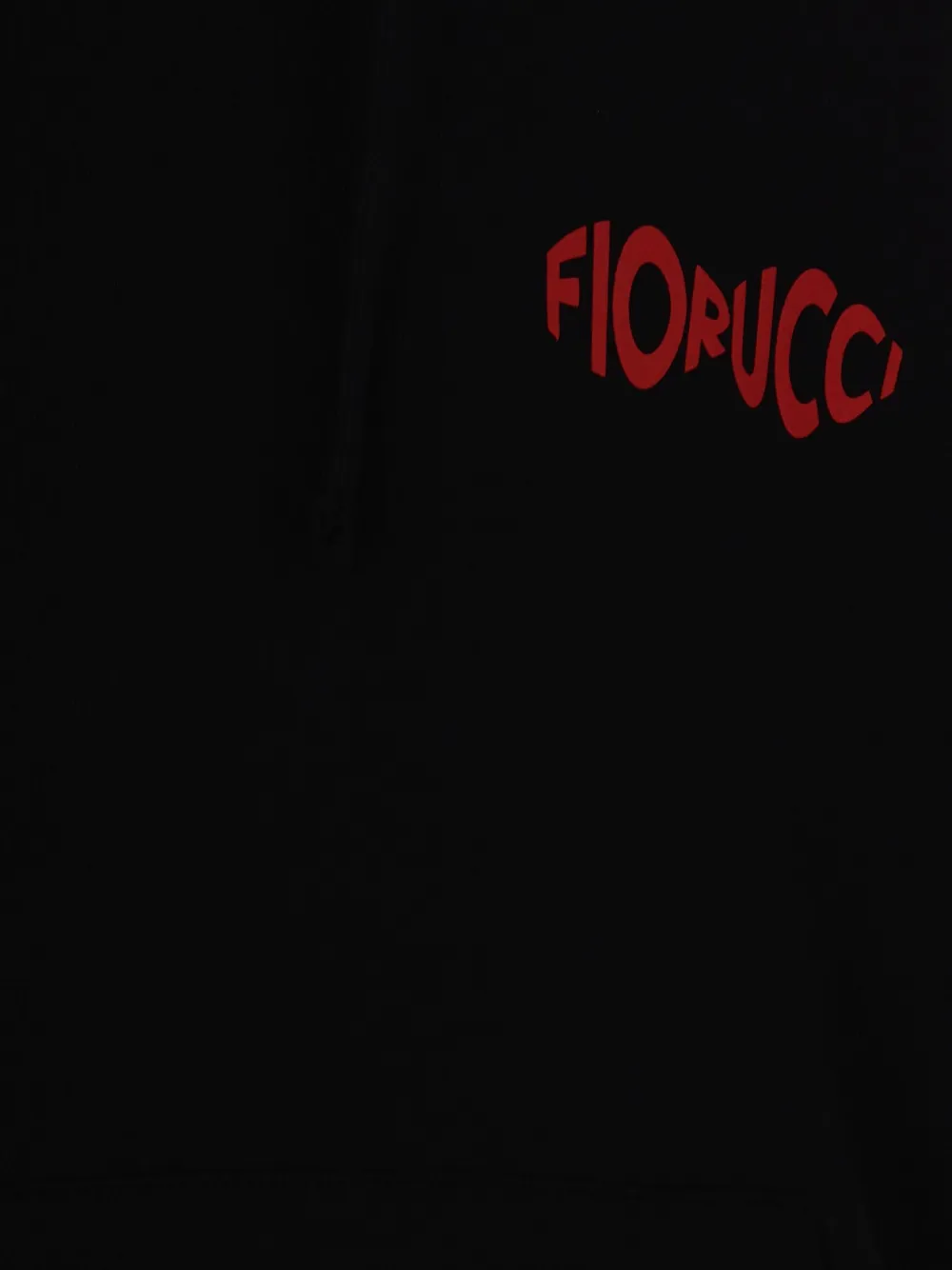 Fiorucci logo hoodie Zwart