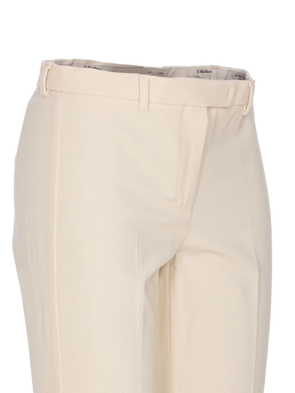 'S Max Mara zip-hook flat trousers Beige