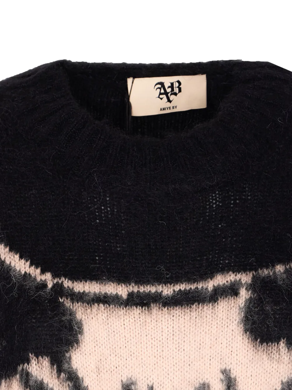 Aniye By cat crewneck sweater Zwart