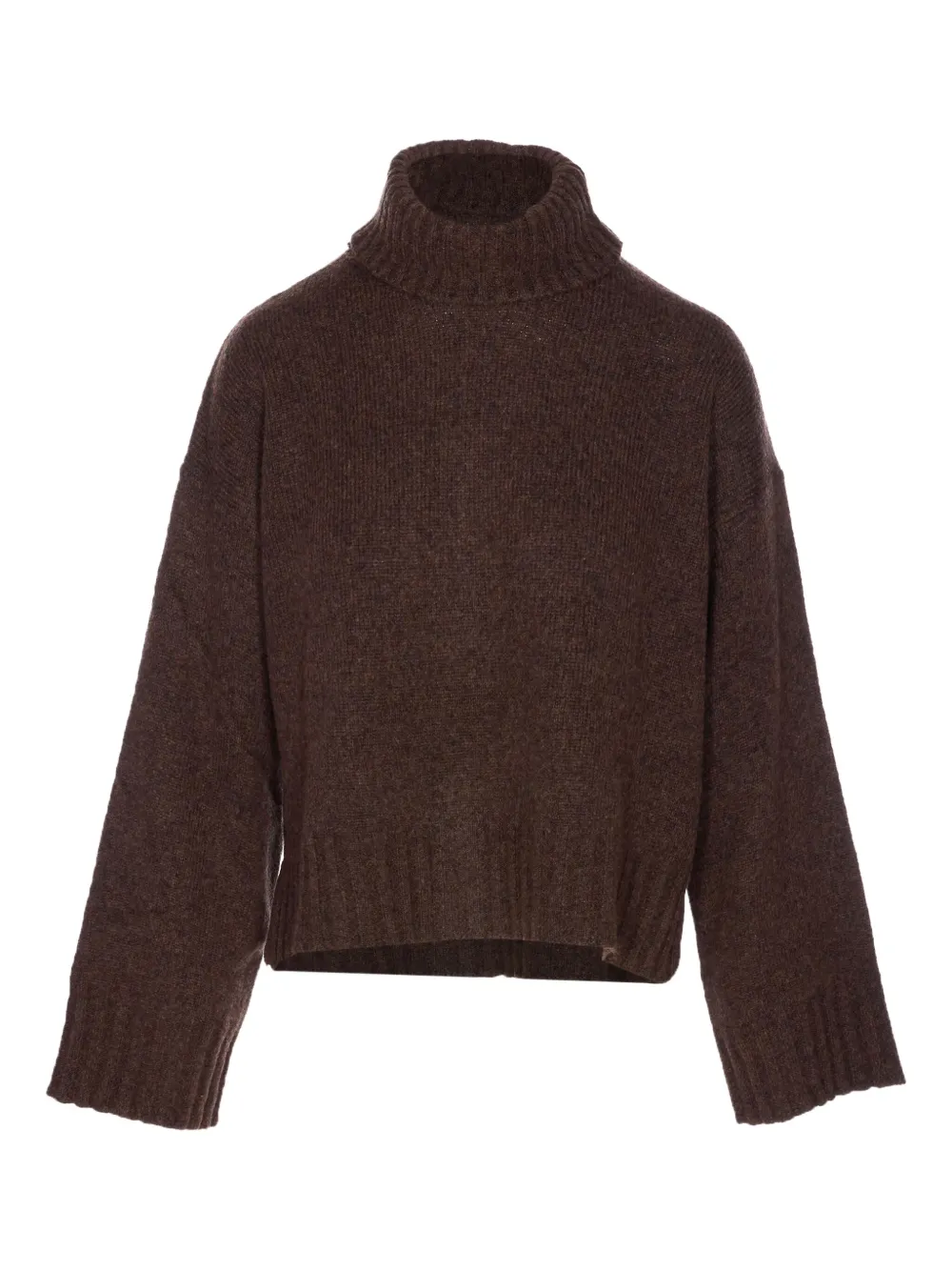 turtleneck long-sleeved sweater