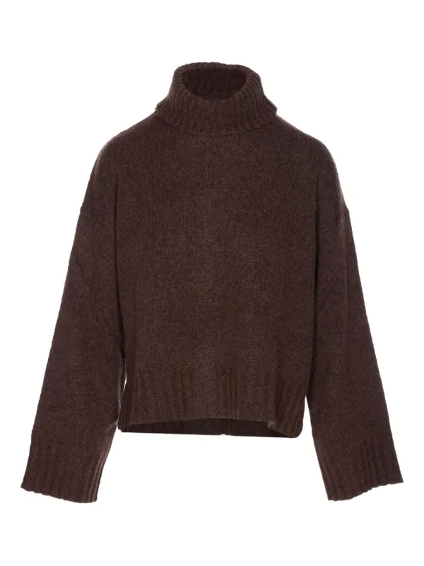 Aniye By Turtleneck long-sleeved Sweater Brown FARFETCH IN