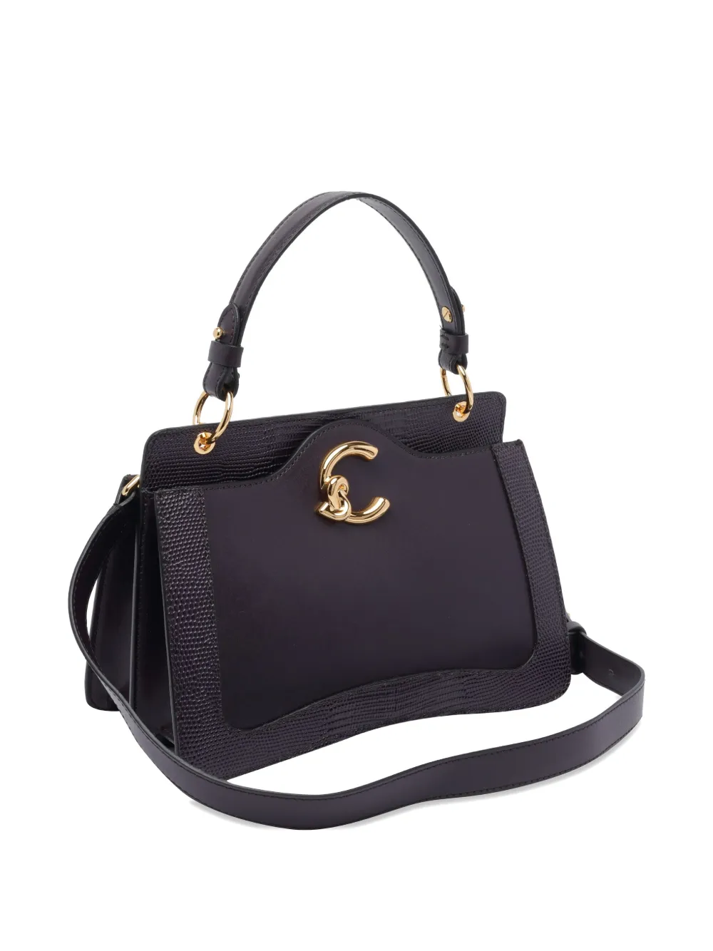 Coccinelle C-Me leather tote bag Zwart