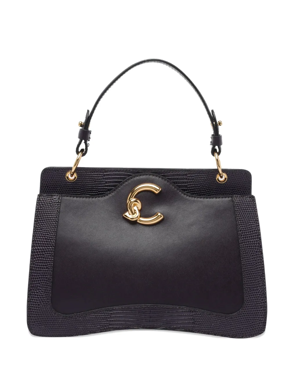 Coccinelle C-Me leather tote bag Zwart