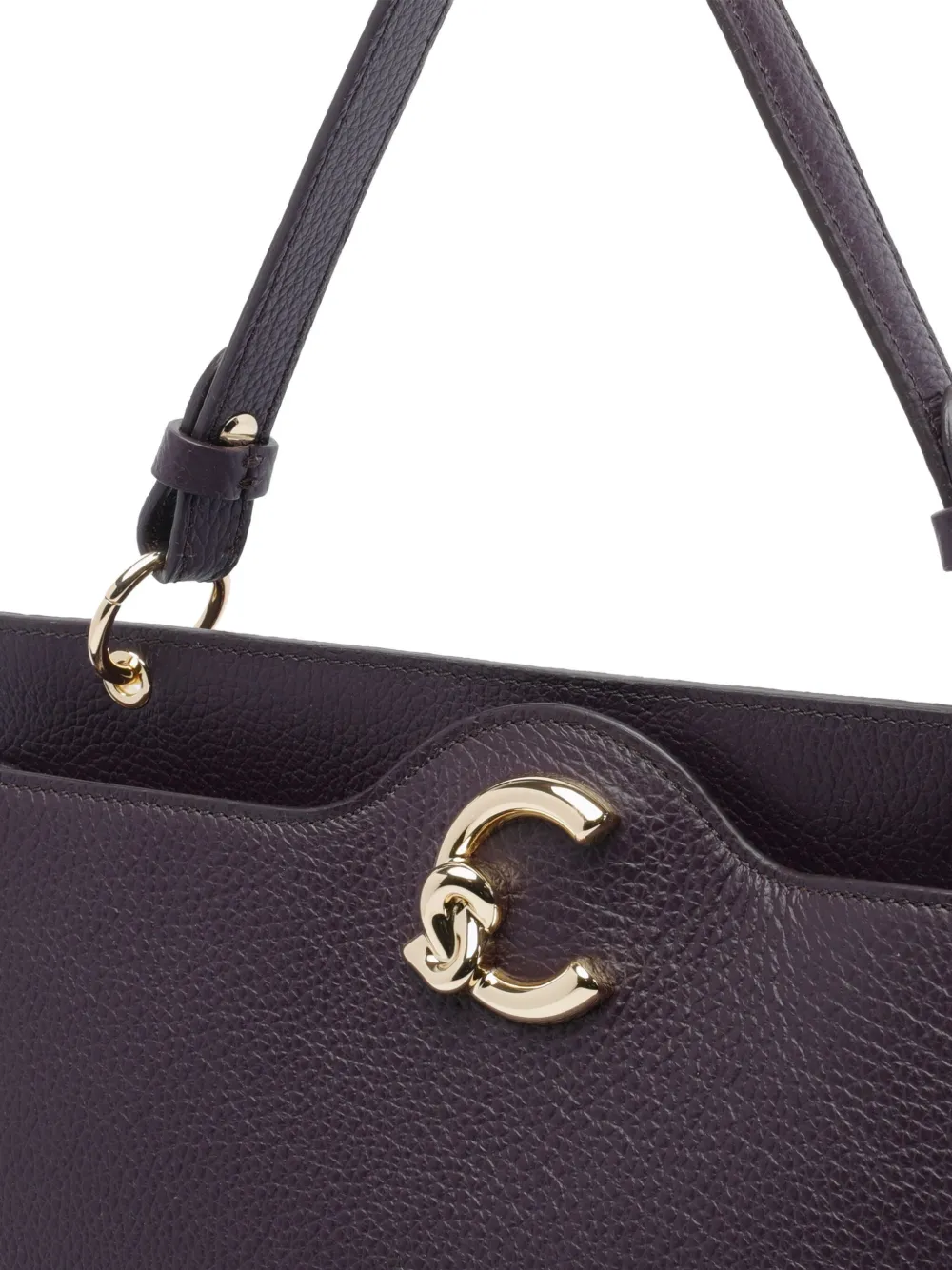 Coccinelle C-Me schoudertas met logoplakkaat Paars
