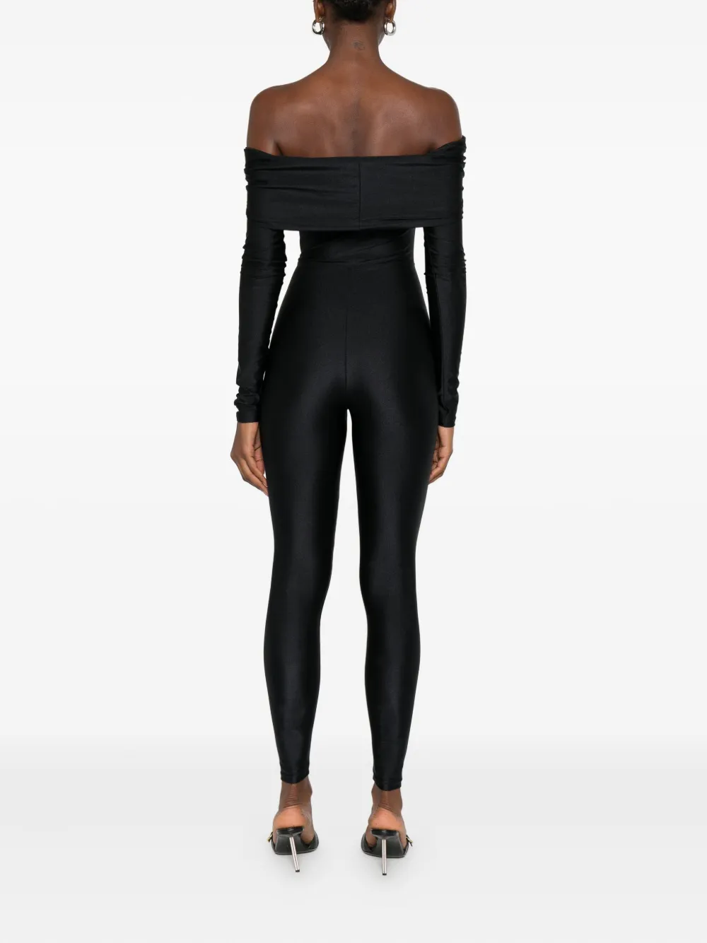 THE ANDAMANE Jumpsuit met gedraaid detail Zwart