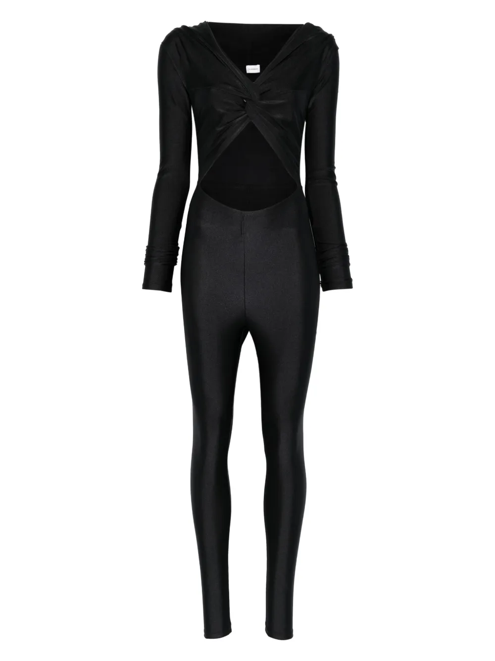 THE ANDAMANE Jumpsuit met gedraaid detail Zwart