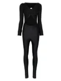 THE ANDAMANE twist-detail jumpsuit - Black