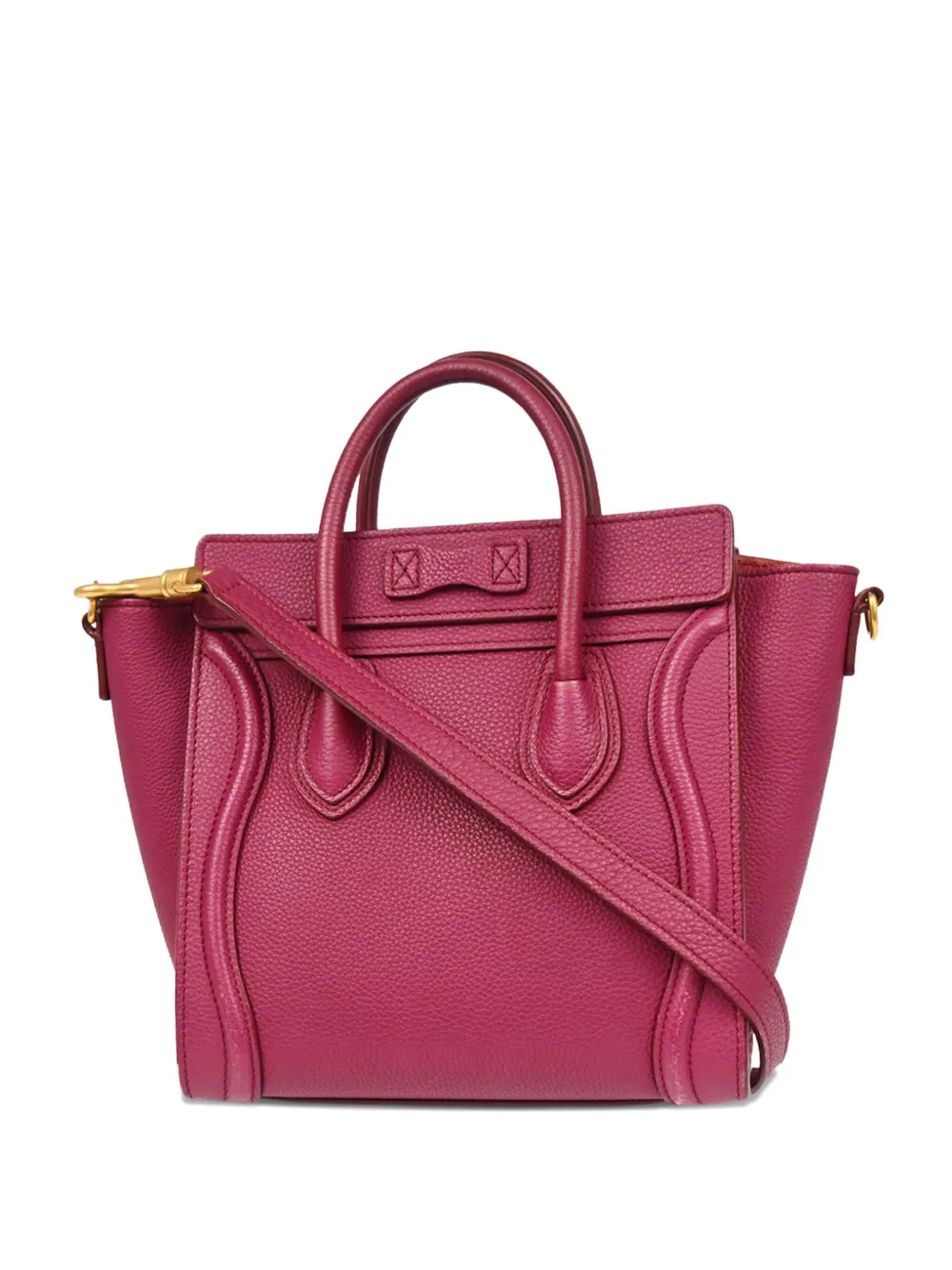 2010s Nano Luggage leather handbag
