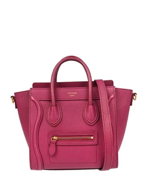 Céline Pre-Owned 2010s Nano Luggage leather handbag