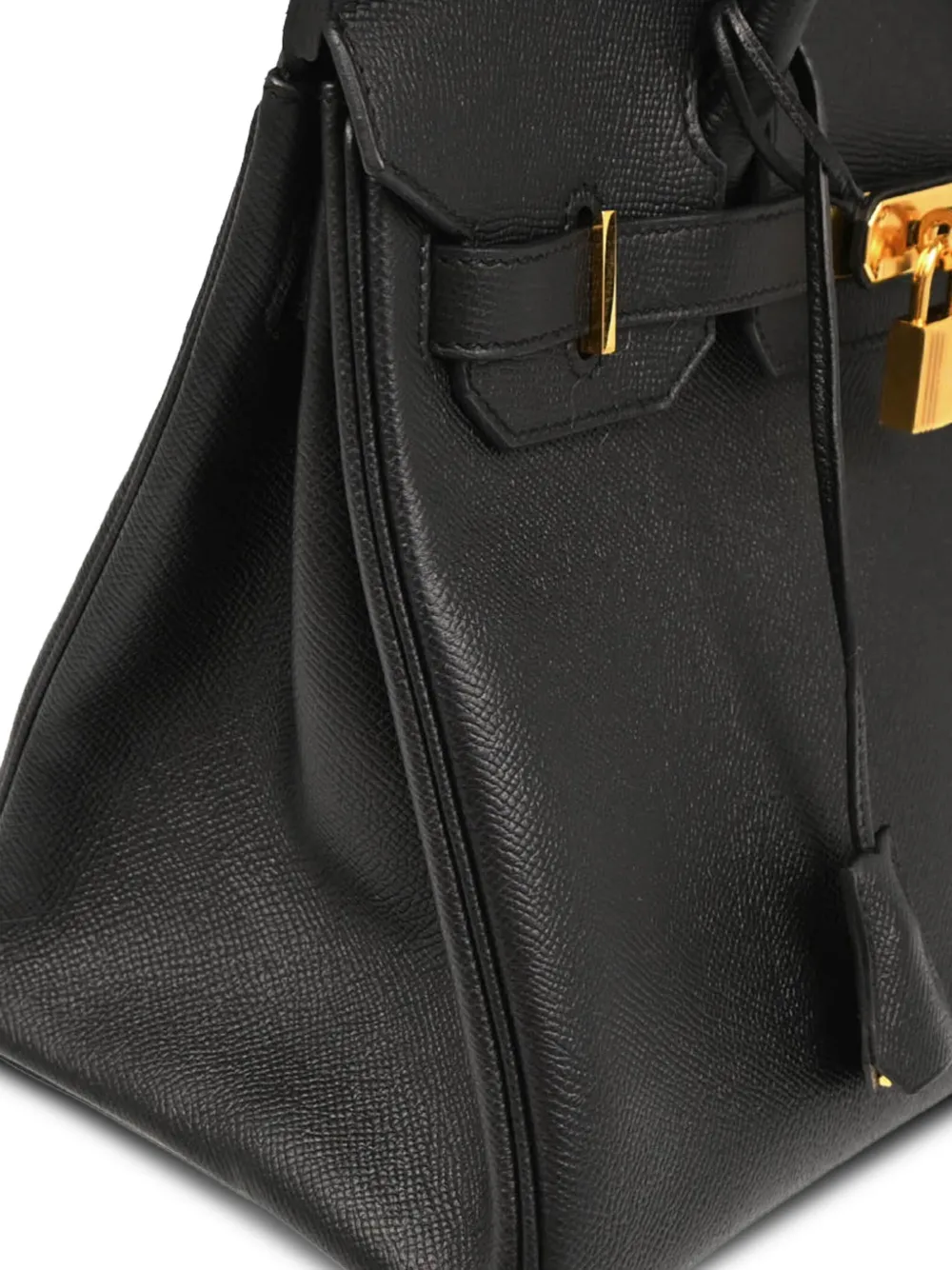 Pre-owned Hermes 2017 Birkin 30 Epsom-leather Handbag In Black