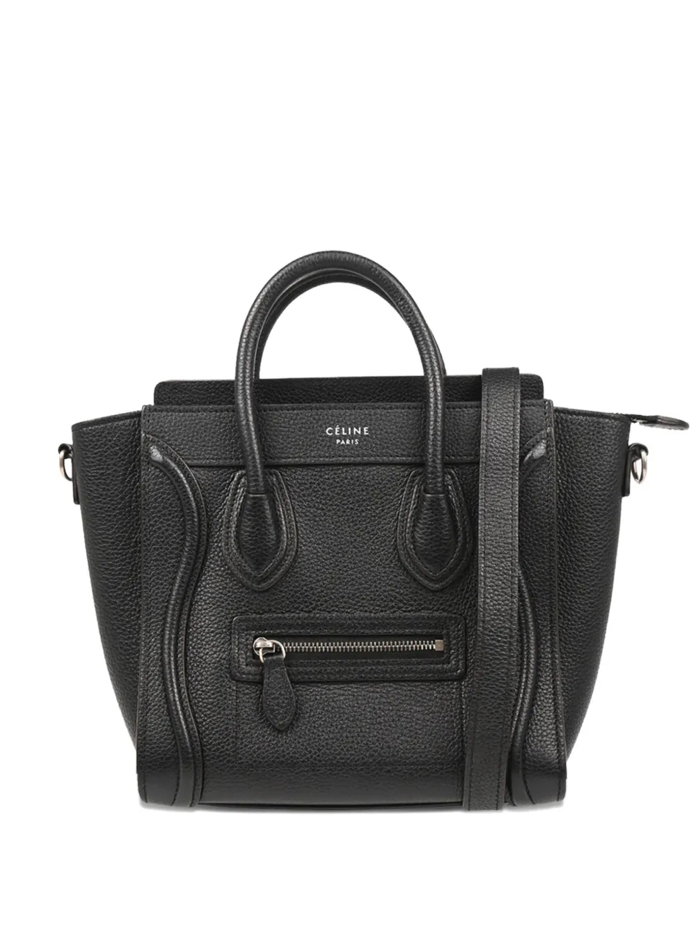 2010s Nano Luggage leather handbag