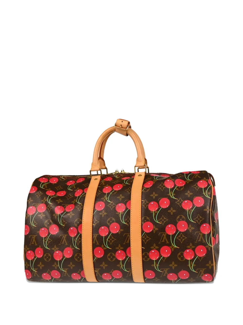 Louis Vuitton Pre-Owned xTakashi Murakami 2005 Monogram Cherry Keepall 45 travel bag | Pre-Owned | Image 2
